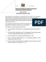 2023 10 18 Case and Trial Management Guidelines For Complex Proceedings and Proceedings Under The PM (NOC) Regulations