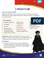 DIY Wizard - S Wand Craft Instructions