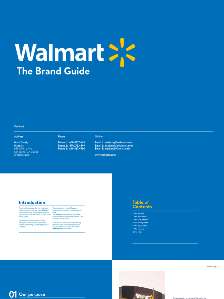 Walmart Brand Guidelines Overview | PDF | Cost Of Living | Brand