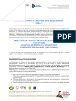 Convoca Prerrequisitos 2024-1semestre