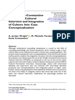 The Wright-Constantine Structured Cultural Interview and Integration of Culture Into Case Conceptualization