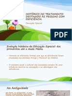 Histórico Do Tratamento Destinado Às Pessoas Com Deficiência