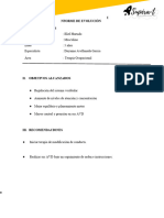 Informe Evolutivo de Eliel H.