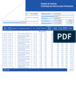 Estado de Cuenta Individual de Ahorro para Pensiones
