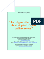 Religion Droit Penal