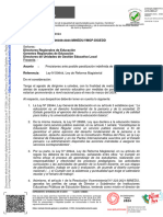 OFICIO - MULTIPLE 00038 2024 MINEDU VMGP DIGEDD - Posible Paralizacion Indefinida de Labores IIEE