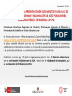 Comunicado 154-2023 Extensión de Plazos de Presentación de Documentos