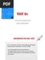 Test de Atencion d2 Manual | PDF