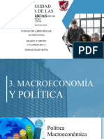 Macroeconomía y Políticas