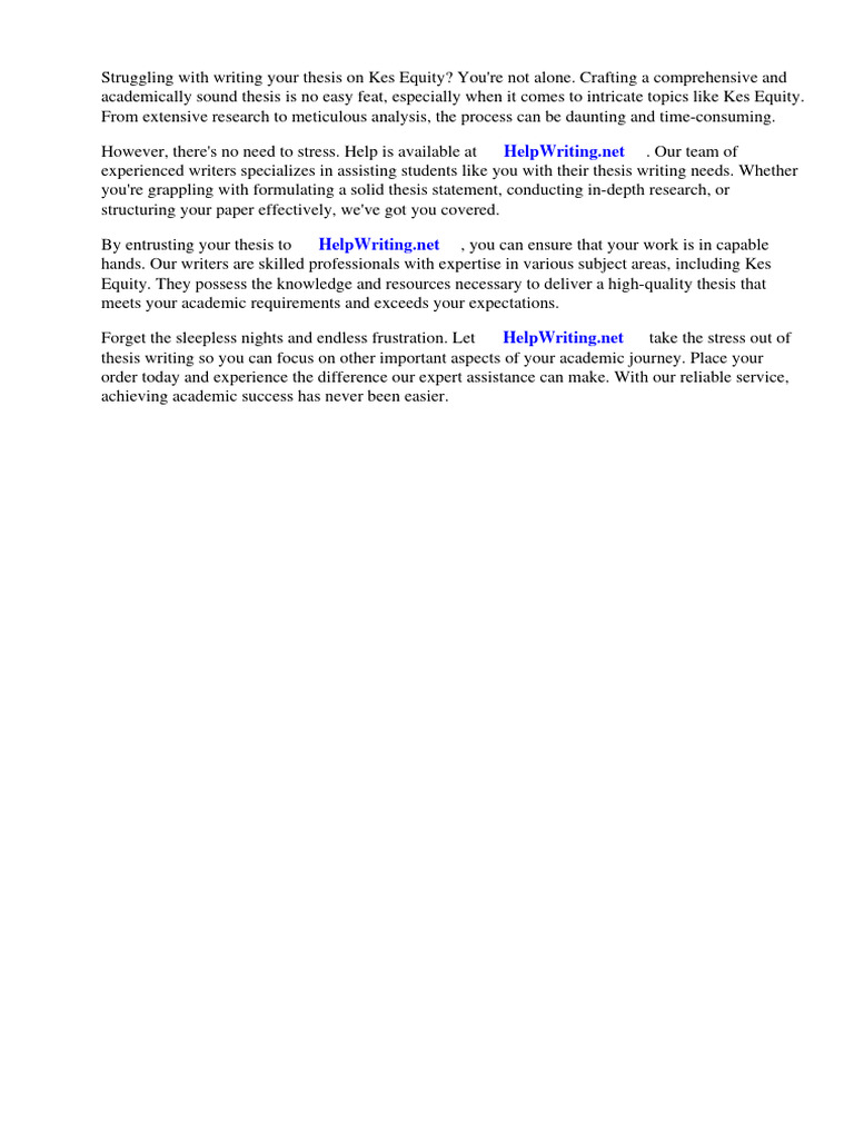 Thesis Kes Equity Pdf Brand Marketing