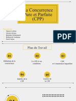 La Concurrence Pure Et Parfaite (CPP)