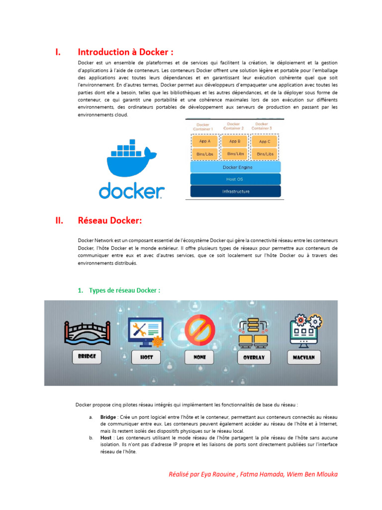 Introduction aux Réseaux Docker | PDF | Développement de logiciel ...