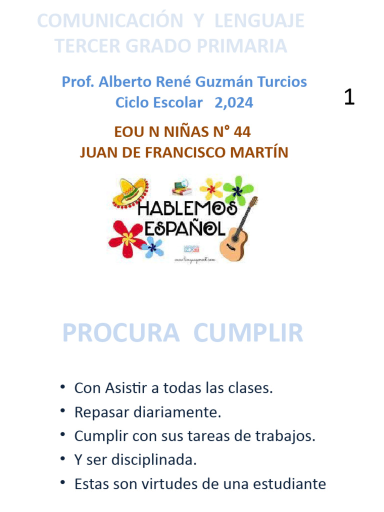 Comunicación y Lenguaje Tercer Grado | PDF | Lengua española | Dialecto