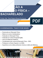 Slide - Educação Física - Bacharelado