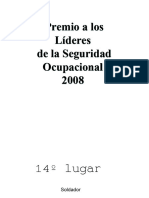 Premios A La Seguridad Ocupacional 2.008