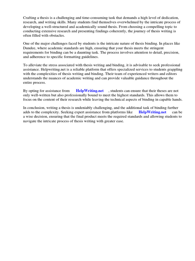 Thesis Binding Dundee Pdf Bookbinding Thesis