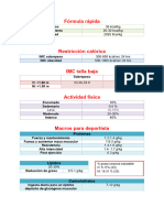 DIETAS Con Macros y Equivalentes