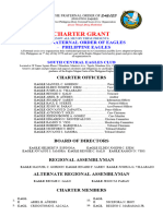 Scec Charter Grant