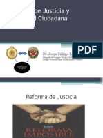 Reforma de Justicia y Seguridad Ciudadana