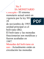 Sistema Monetario