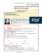 Produit Scalaire: Prof: Atmani Najib Tronc CS