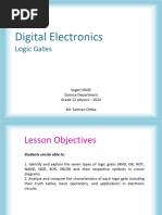 Logic Gates Grade 12 Physics Lesson 1-4