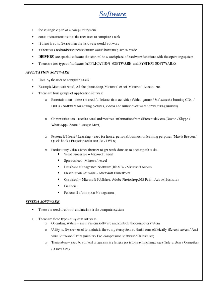 Notes - Week 4 | PDF