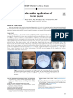 An Alternative Application of Tissue Paper Ymjd