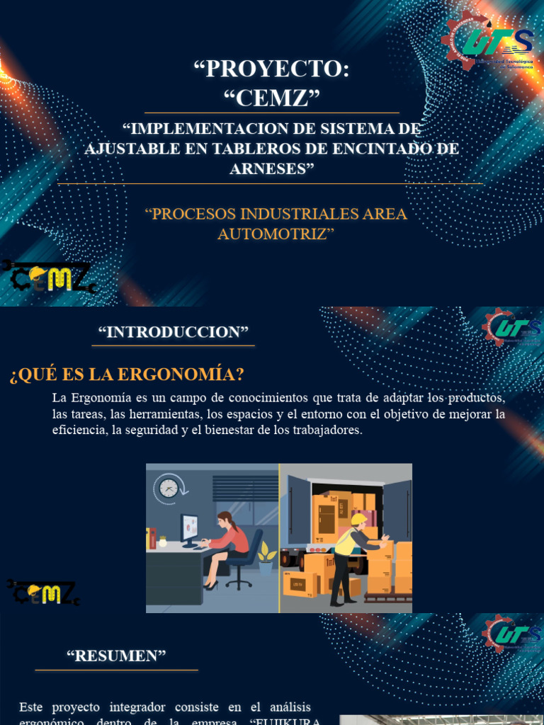 Proyecto Cemz 3 | PDF | Factores humanos y ergonomía | Vehículos