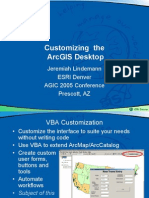 Customizing Arc Gis Desktop