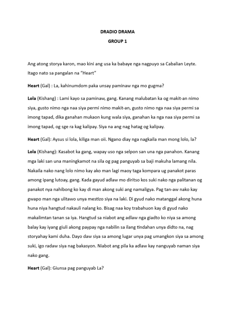 Dradio Drama | PDF