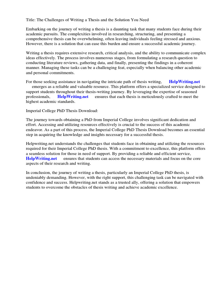 Imperial College Phd Thesis Download Pdf Waves Linear Elasticity