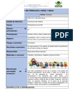 Acta de Permanencia en El Cdi - Prejardin A