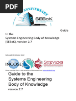 Guide To The Systems Engineering Body of Knowledge v.2.7