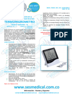 Termohigrómetro Digital - Tecnoses - HTC - 2 - Sesmedical