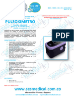 Pulsoximetro Homelife As - 304 - 303 Series Pro 303 - Sesmedical