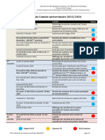 Calendrier de Lannée Universitaire ISTIC 2023 2024