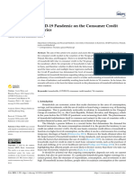 Impact of The COVID-19 Pandemic On The Consumer Credit Market in V4 Countries