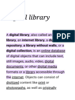 Digital Library - Wikipedia