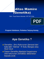 Pertemuan2 - Hereditas Mamire (Genetika)