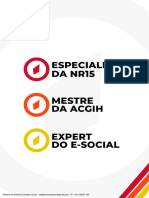 Apostila Especialista Da NR-15, Mestre Da ACGIH e Expert Do ESOCIAL