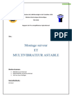 Montage Suiveur ET Multivibrateur Astable