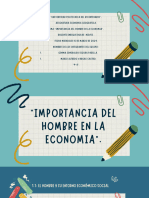 Importancia Del Hombre en La Economia1