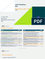 AWS Partner Certification Readiness - SAP On AWS - Specialty (3of 6) - Implementation of SAP Workloads On AWS
