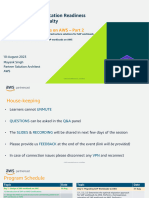 AWS Partner Certification Readiness - SAP On AWS - Specialty (2of 6) - Design of SAP Workloads On AWS