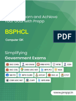 BSPHCL: Computer GK