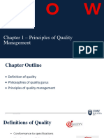 L1 Principles of Quality Management