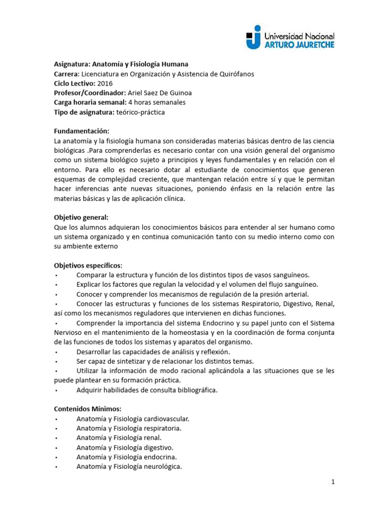 Anatomía Y Fisiologia Humana Pdf Sistema Circulatorio Anatomía