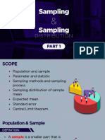 Sampling and Sampling Distribution - Part 1