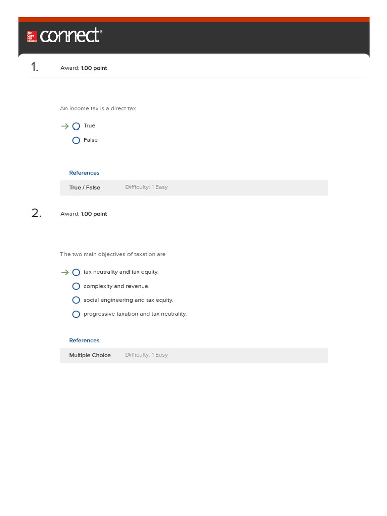 Chapter 21 Test Bank Download Free PDF Taxes Double Taxation
